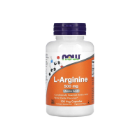 L-аргінін Now Foods L-Arginine, 500 мг, 100 капсул