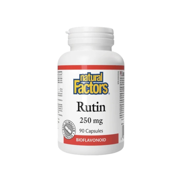 Рутин Natural Factors Rutin, 250 мг, 90 капсул