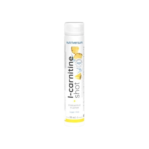 Жидкий L-карнитин шот Nutriversum L-Carnitine 3000 мг Shot (ананас) 25 мл