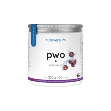 Энергетический стимулятор Nutriversum PWO (блакитний виноград) 210 г