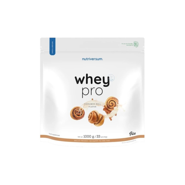Протеїн Nutriversum Whey Pro (коричний рол) 1000 г