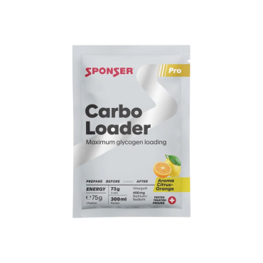 Вуглеводний напій з електролітами Sponser Carbo Loader (цитрус & апельсин) 75 г