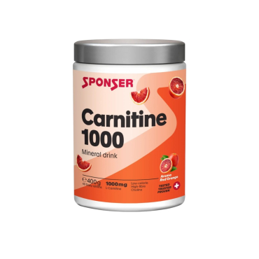 Жироспалювач Sponser Carnitine 1000 (червоний апельсин) 400 г