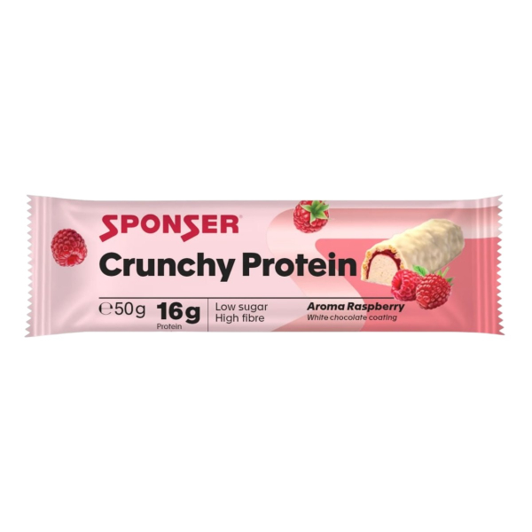 Протеїновий батончик Sponser Crunchy Protein Bar (малиновий) 50 г