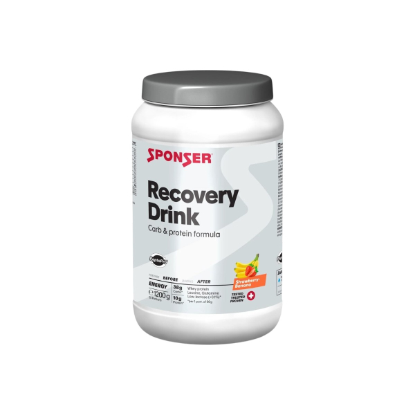 Відновлювальний напій Sponser Recovery Drink (полуниця & банан) 1200 г