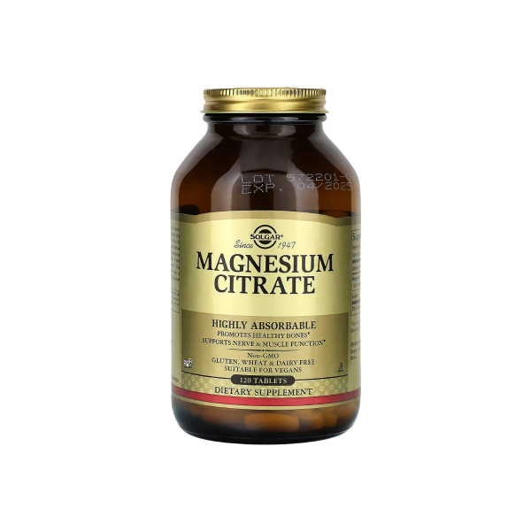 Цитрат магнію Solgar Magnesium Citrate, 120 таблеток