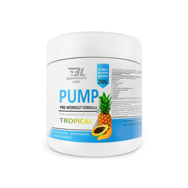 Передтренувальний комплекс Bodyperson Labs Pre-Workout Formula (тропічний) 250 г