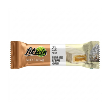 Протеїновий батончик FitWin без цукру (молочний крем) 60 г
