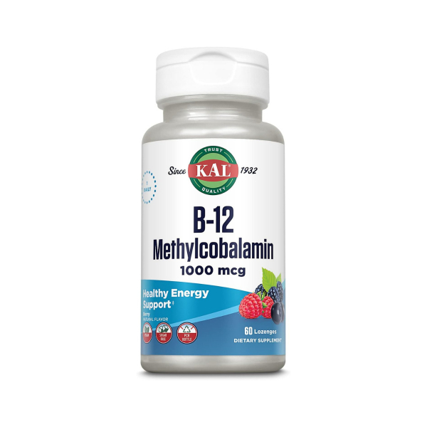 Вітамін KAL B12 Methylcobalamin (ягода) 1000 мкг, 60 таблеток