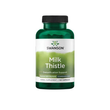 Розторопша Swanson Milk Thistle (80% силімарину) 120 капсул