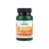 Біотин Swanson Biotin High Potency, 10000 мкг, 60 софтгелей