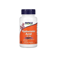Гіалуронова кислота Now Foods Hyaluronic Acid + MSM, 50 мг, 60 капсул