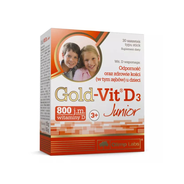 Вітамін D3 для дітей Olimp Gold Vit D3 Junior (малина) 1 саше
