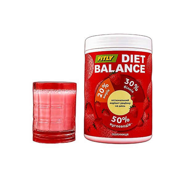 Білковий коктейль Fitly (полуниця) 35 г 