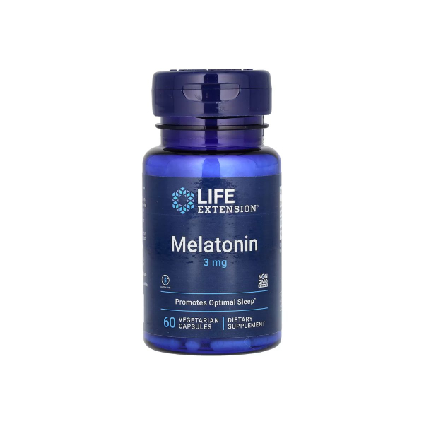 Мелатонін Life Extension Melatonin, 3 мг, 60 капсул