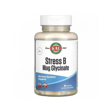 Магній KAL Stress B Magnesium Glycinate, 60 капсул 
