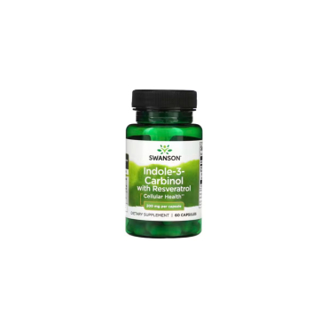 Добавка Swanson Indole-3-Carbinol with Resveratrol, 200 мг, 60 капсул