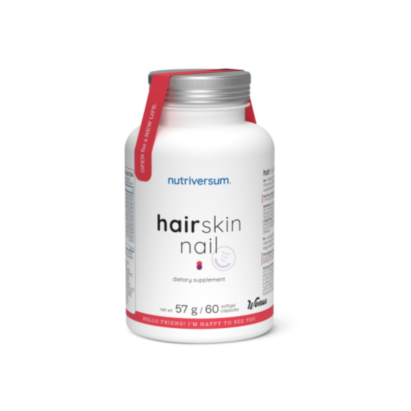 Комплекс вітамінів для волосся, шкіри, нігтів Nutriversum Hair Skin Nail, 60 капсул