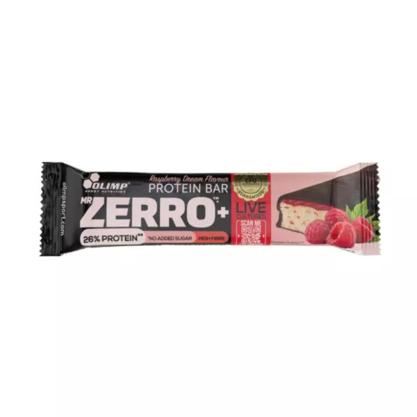 Протеїновий батончик Olimp MR Zerro Protein Bar 26% + (малина) 50 г