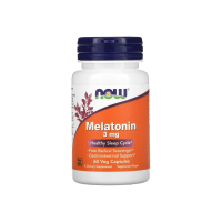 Мелатонін Now Foods Melatonin, 3 мг, 60 капсул