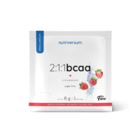 Амінокислоти Nutriversum 2:1:1 BCAA sugar free (полуниця) 6 г