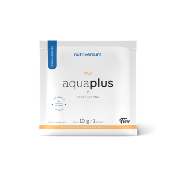 Напиток с клетчаткой и витамином С Nutriversum Aqua Plus (персиковый холодный чай) 10 г