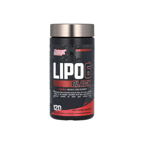 Жироспалювач Nutrex Research Lipo 6 Black, 120 капсул