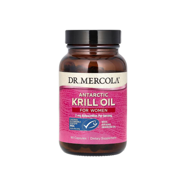 Олія криля для жінок Dr. Mercola Krill Oil for Women, 90 капсул