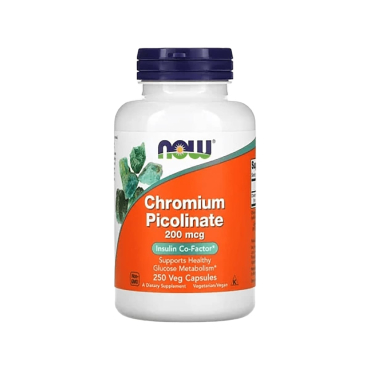 Пиколинат хрома Now Foods Chromium Picolinate, 200 мкг, 250 капсул