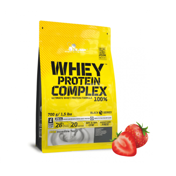 Протеин Olimp Whey Protein Complex 100% (клубника) 700 г