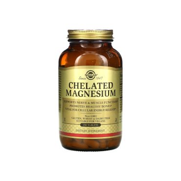 Магній хелатний Solgar Chelated Magnesium, 250 таблеток