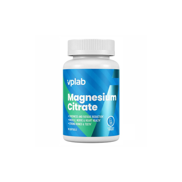 Цитрат магнію VPLab Magnesium Citrate, 90 софтгелів 