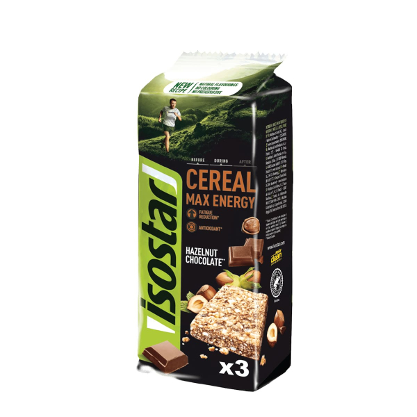Енергетичний батончик Isostar Cereal Max (фундук+шоколад) 55 г 