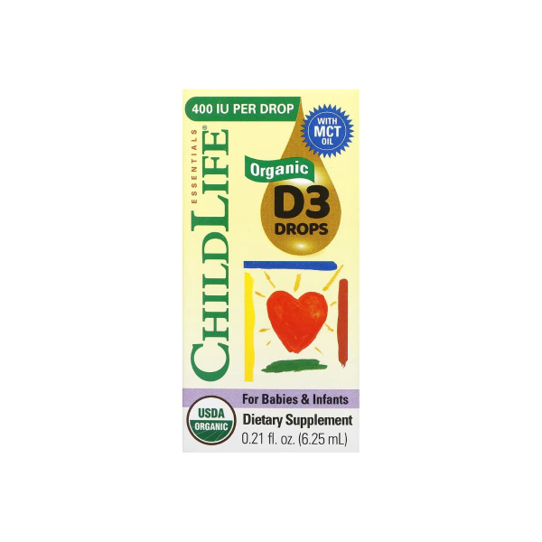 Вітамін ChildLife Essentials Organic Vitamin D3, 6,25 мл