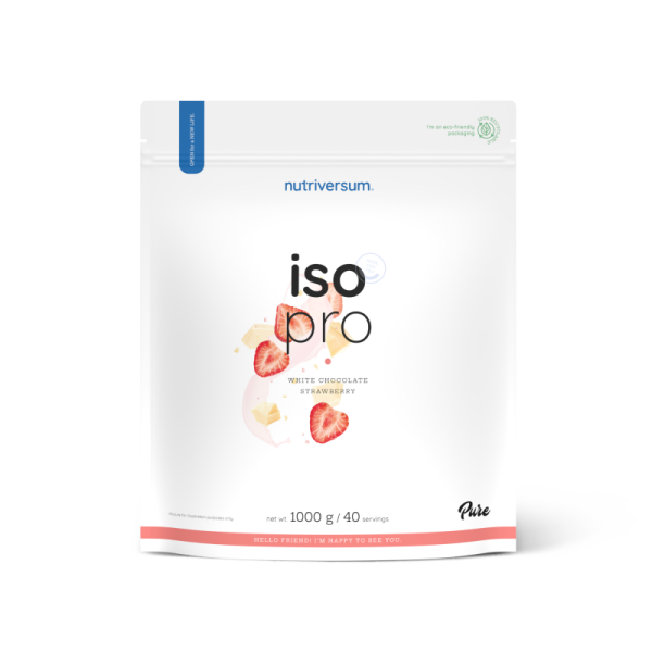 Протеин Nutriversum Iso Pro (белый шоколад с клубникой) 1000 г