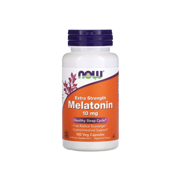 Мелатонін Now Foods Melatonin, 10 мг, 100 капсул