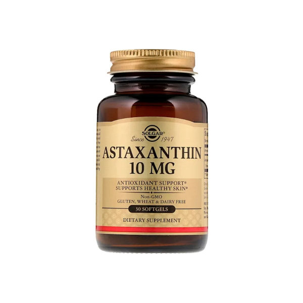 Астаксантин Solgar Astaxanthin, 10 мг, 30 софтгелів