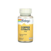 Цитрат міді Solaray Copper Citrate, 2 мг, 60 капсул