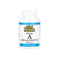 Вітамін Natural Factors Vitamin A, 10000 IU (3000 мкг) 180 капсул