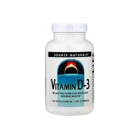 Вітамін Source Naturals Vitamin D3, 5000 IU, 240 капсул