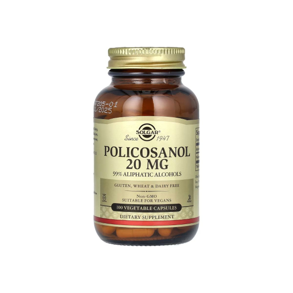 Добавка Solgar Policosanol, 20 мг, 100 капсул