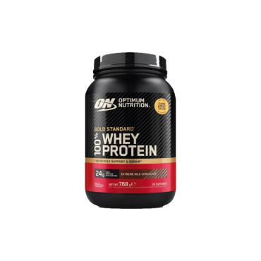 Сывороточный протеин Optimum Nutrition Gold Standard 100% Whey (экстремальный молочный шоколад) 768 г