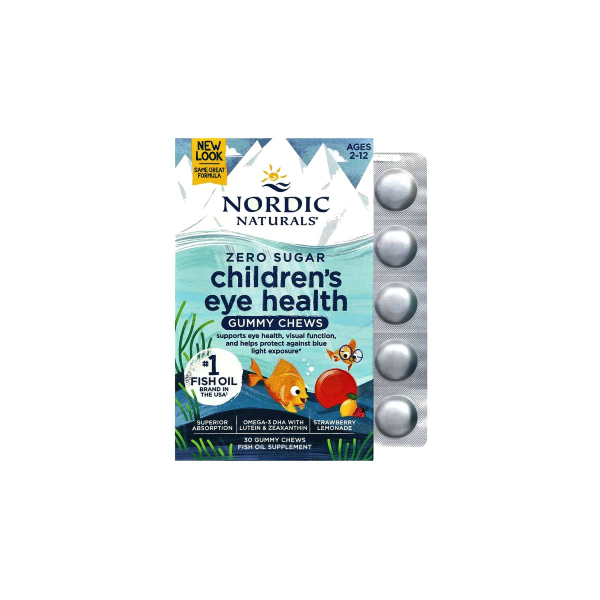 Комплекс для зору для дітей Nordic Naturals Children's Eye Health Gummies, 30 жуйок