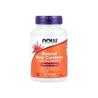 Амінокислота Now Foods Natural Beta Carotene 25000 IU, 180 софтгелів