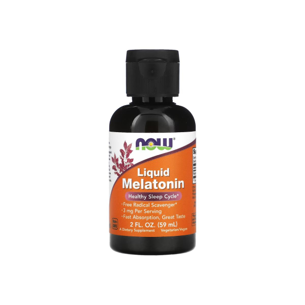 Мелатонін рідкий Now Foods Liquid Melatonin, 59 мл