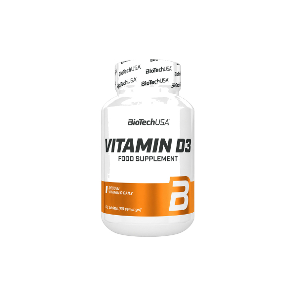 Вітамін D3 BioTechUSA Vitamin D3, 50 мкг 60 таблеток