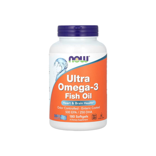 Омега-3 Now Foods Ultra Omega 3 Fish Oil, 180 софтгелів
