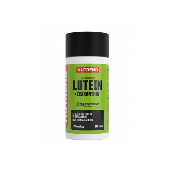 Лютеїн з зеаксантином Nutrend Lutein + Zeaxanthin, 100 капсул