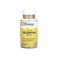 Селен без дрожжей Solaray Selenium Yeast-Free, 200 мкг, 90 капсул