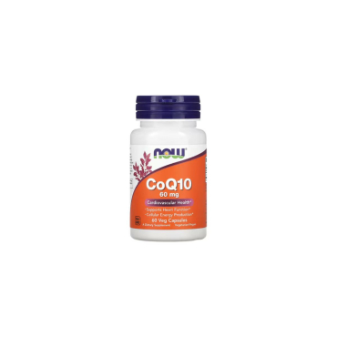 Коензим Now Foods CоQ10, 60 мг, 60 капсул